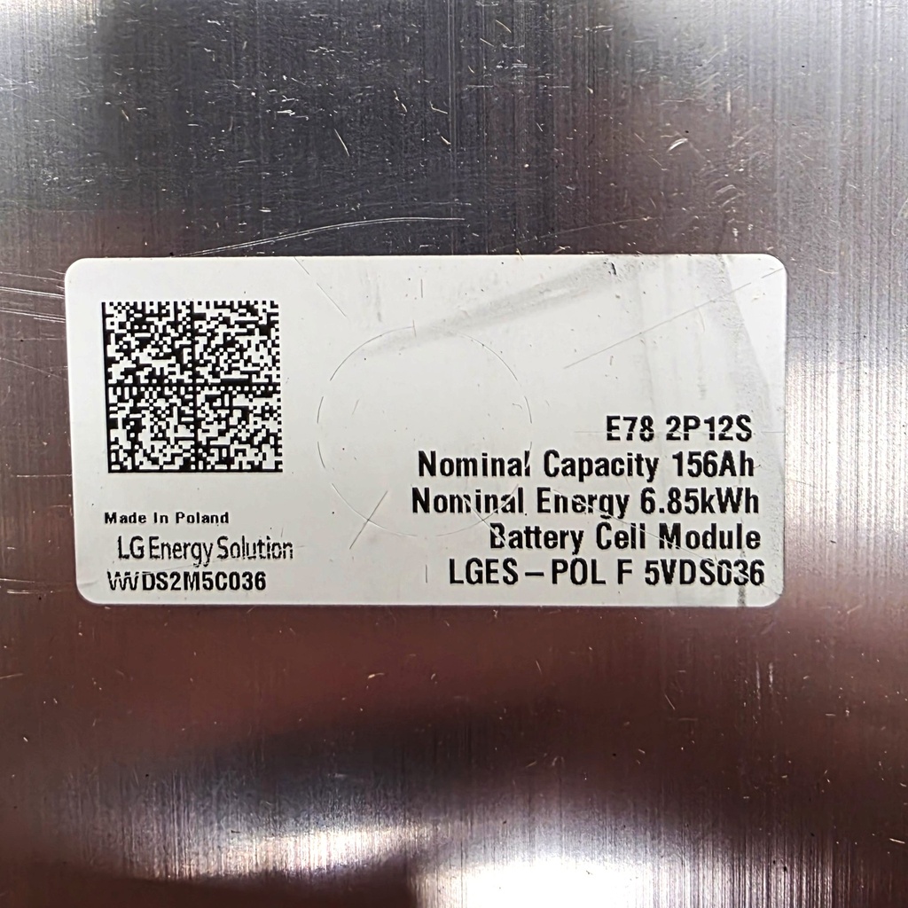 LG 590 12S1P Battery Module