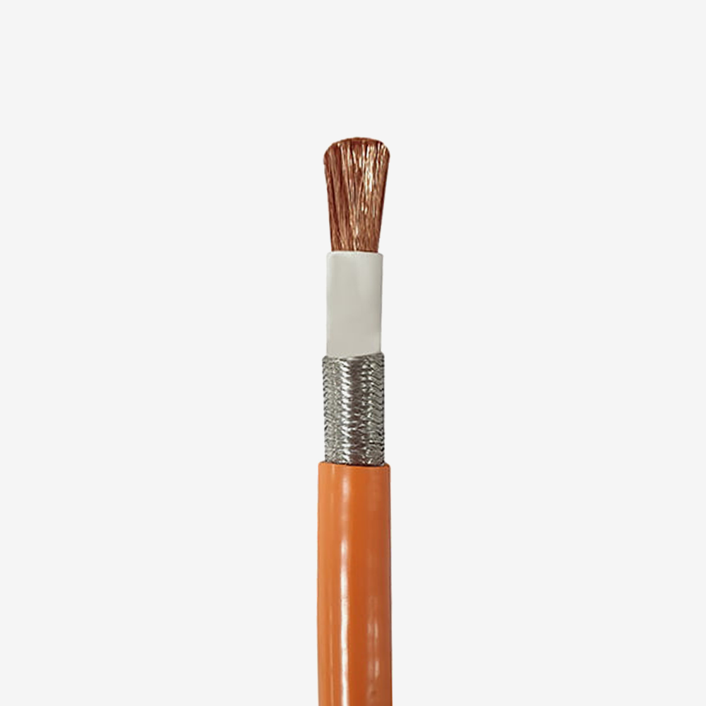 35 mm2 Shielded HV Cable Safety Orange 450/700 V