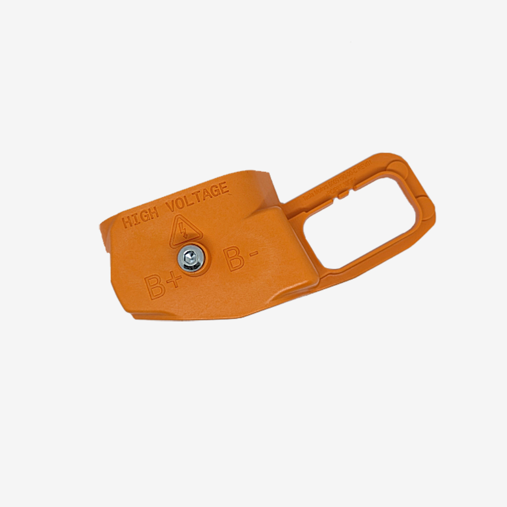 Tesla Model S and X Motor HV Connection Cover Orange 1003783-00-B﻿﻿