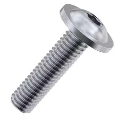 M3 x 30mm T10 Torx Flanged Button Screws (ISO 7380-2) - Thread Locking Stainless Steel (A2)
