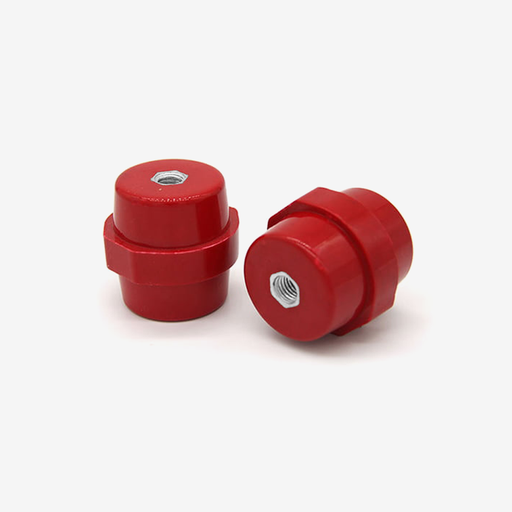 [ISR-30-M8] Insulated Red Standoff 30mm M8 Stainless Steel