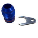 Replacement Drive Unit Coolant Fitting 19mm AN12 Blue