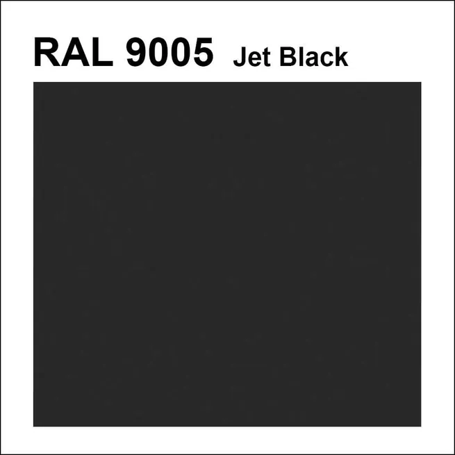 Axalta RAL 9005 Deep Jet Black Polyester 70% Semi Gloss Powder Coating (20kg Box)