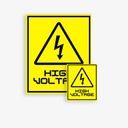 High Voltage Sticker