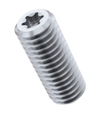 M6 x 20mm Torx Head Flat Point Set / Grub Screws - Stainless Steel (A2)