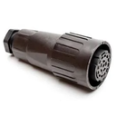 Circular DIN Connectors FEMALE CABLE CONNECTOR 17+PE